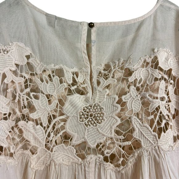 Anthrolopogie Holding Horses Magnolia Lace Ivory Dress Size 0 - Picture 11 of 15